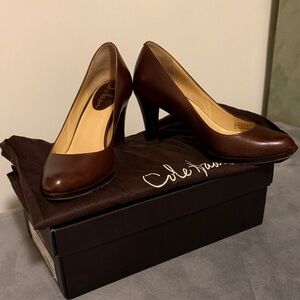 Cole Haan Women's Chestnut Brown Pumps with Nike Air comfort